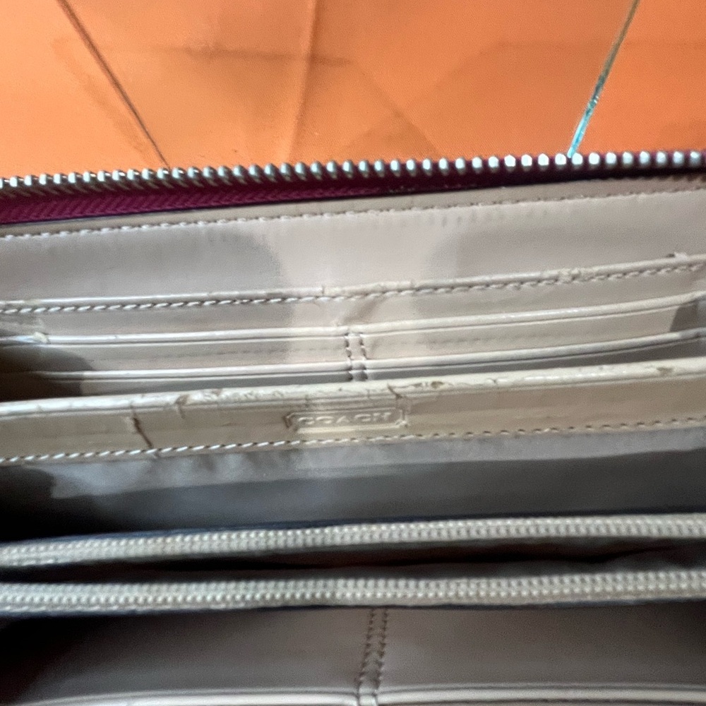Coach Pink Clutch Wristlet - Picture 10 of 16